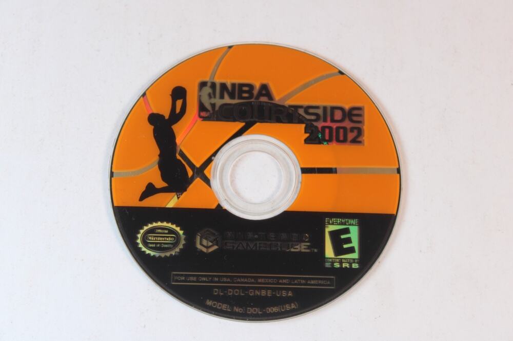 NBA Courtside 2002 (GameCube 2002) Game disc only, Tested/Works